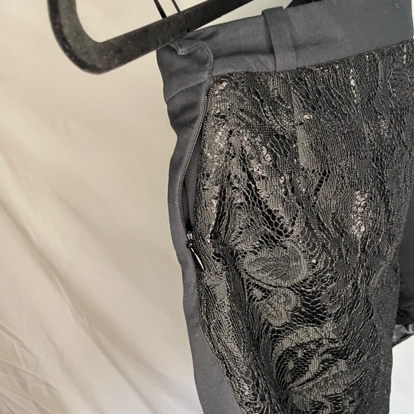 Balenciaga Paris Lace Black Mini Skirt M/6/38 - Picture 5 of 9